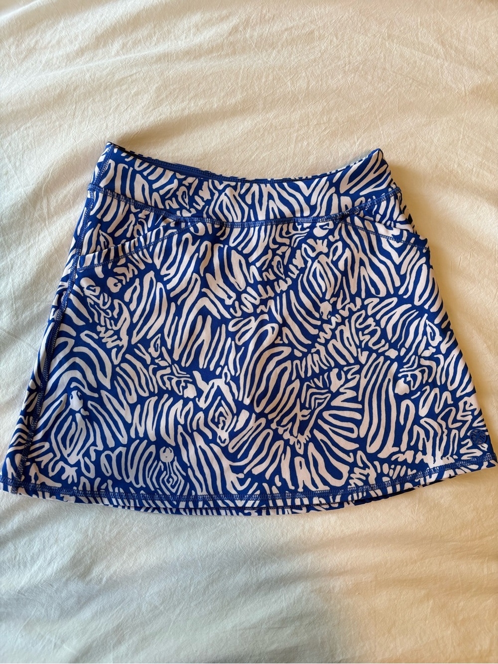 Lilly Pulitzer Girls Mini Maryana Skort in Martinique Blue Zee Beb size 8-10